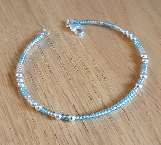 Armband Enkelt turkos