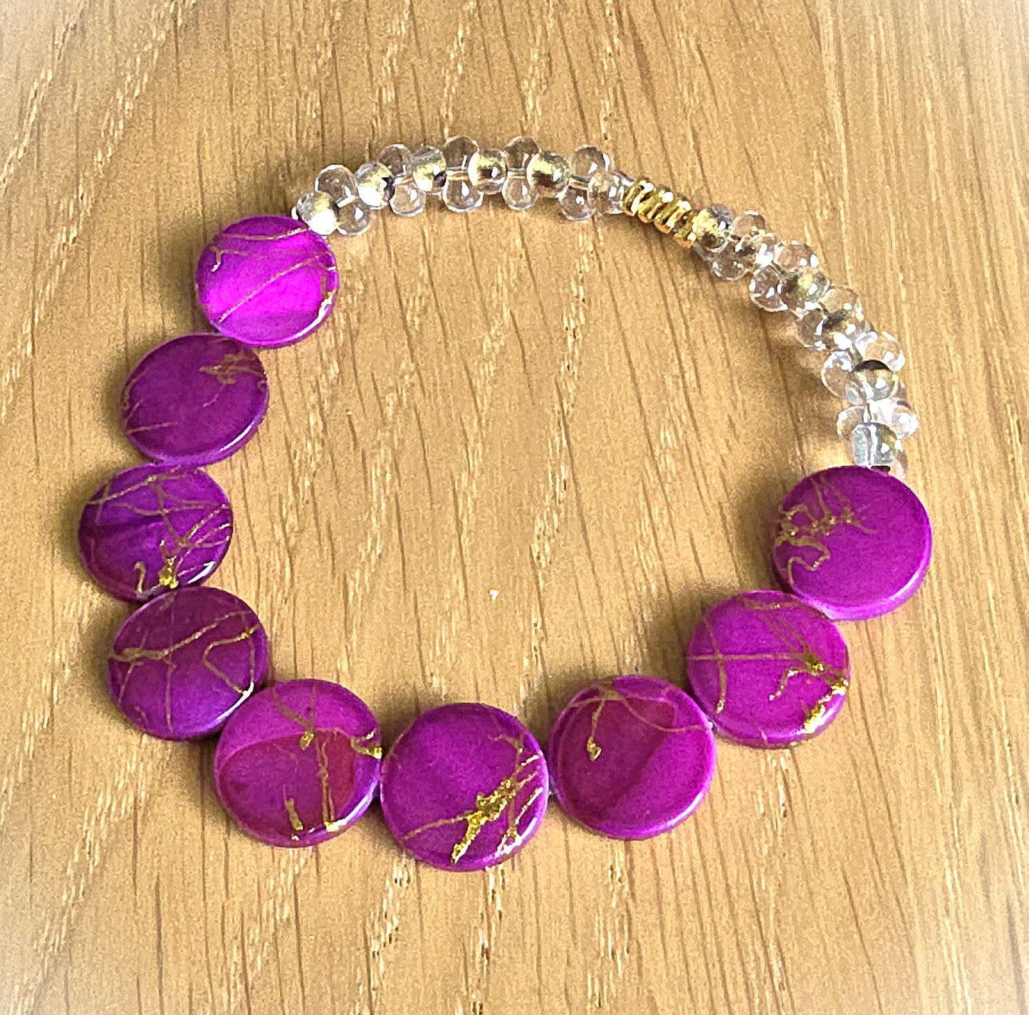 Armband Snäckskalscoin