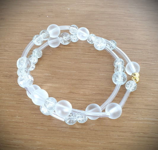 Armband Snöboll