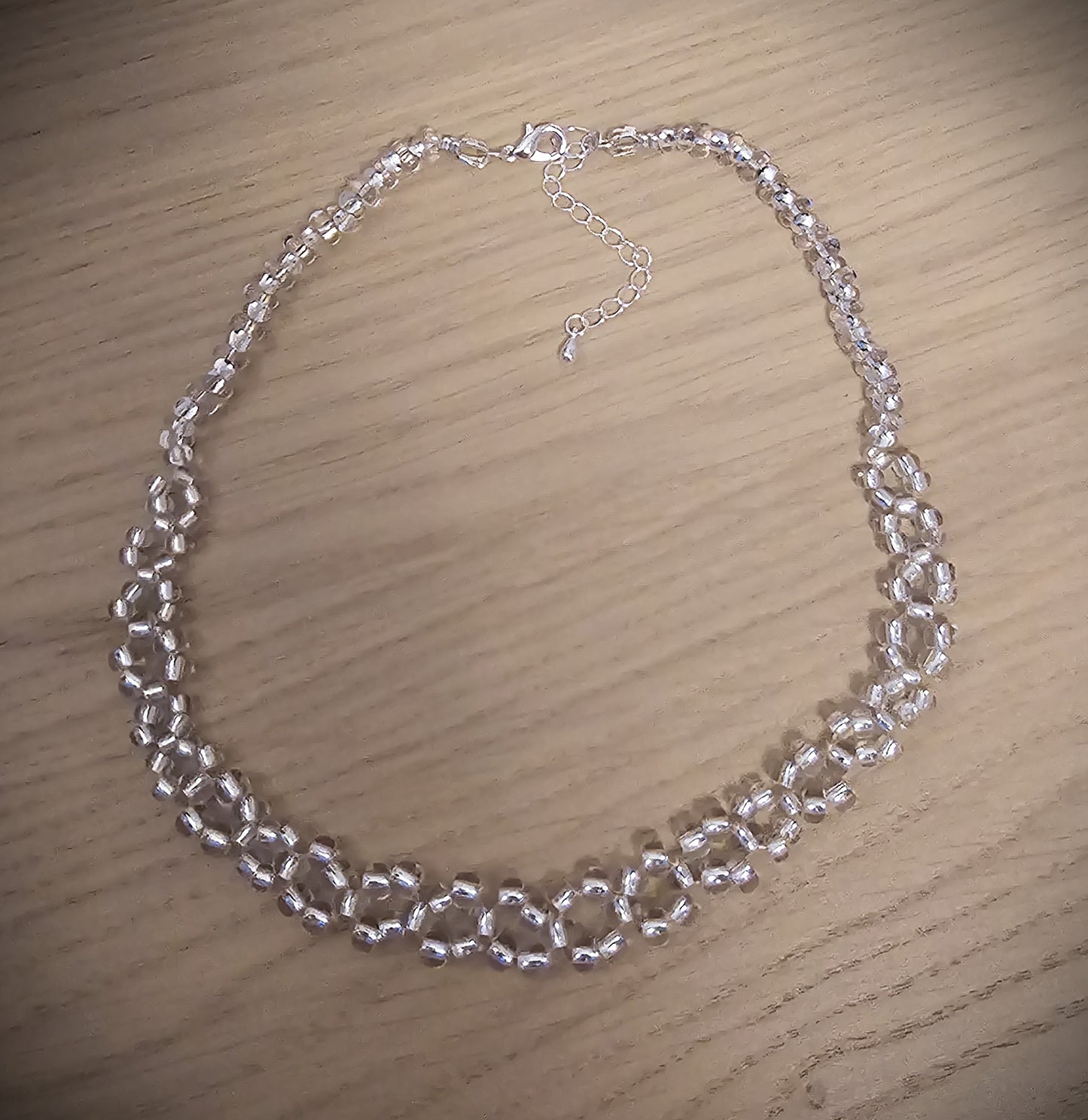 Halsband Glasglitter