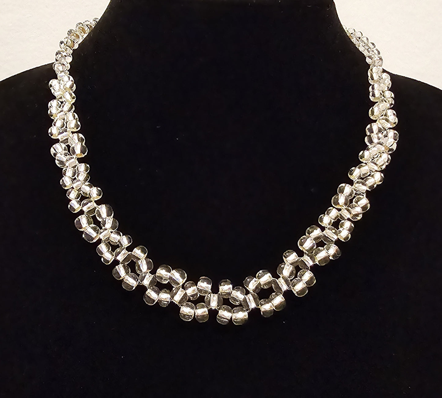 Halsband Glasglitter